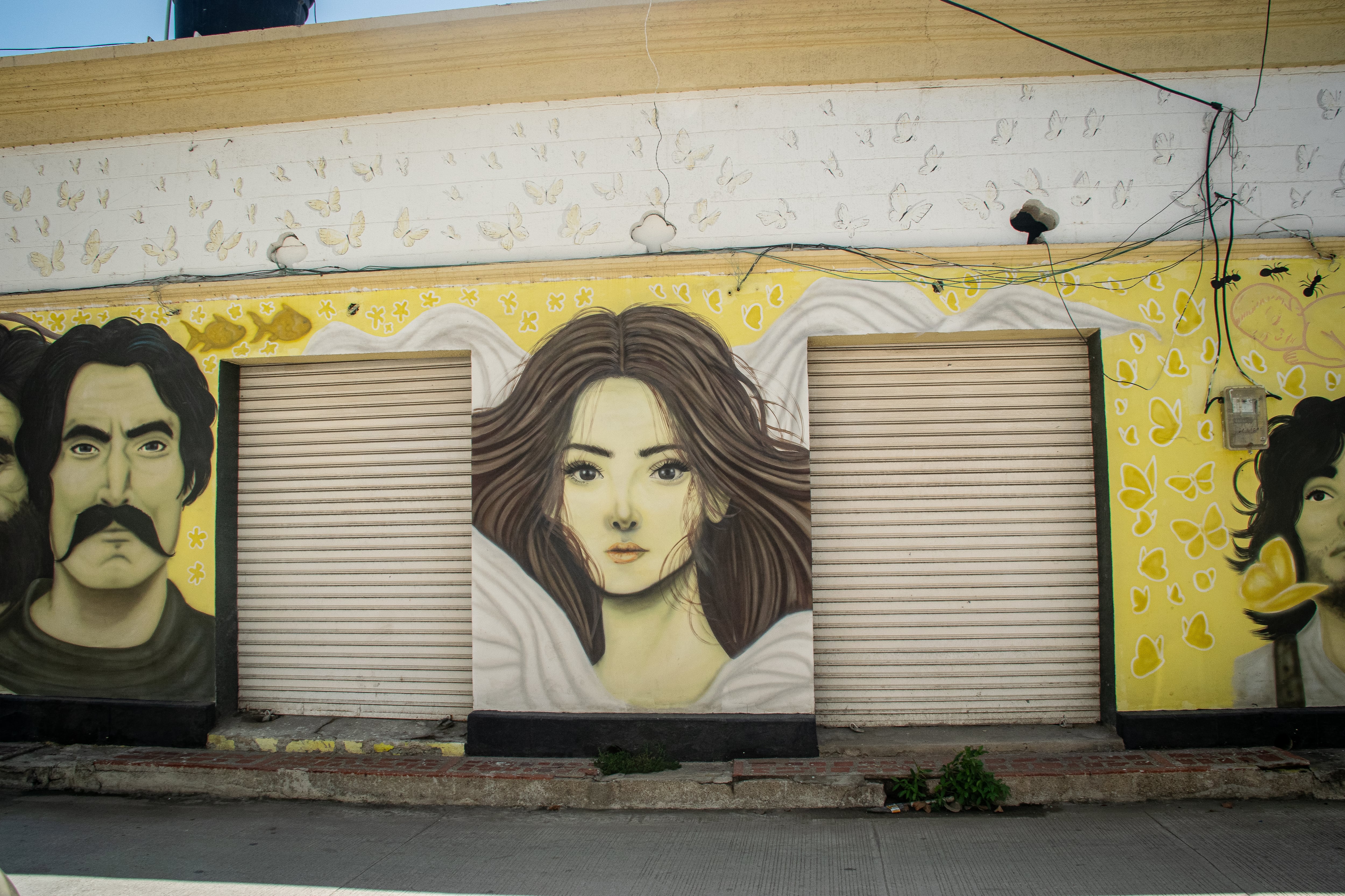 Mural de Aureliano Buendía y Remedios La Bella.
