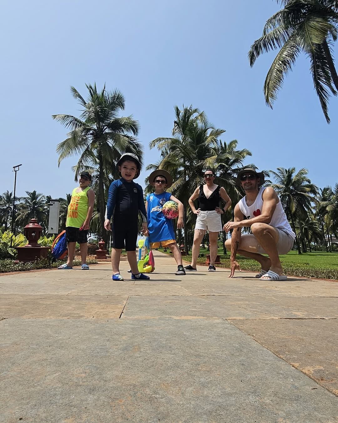 Jorge Pereyra Díaz con el resto de su familia