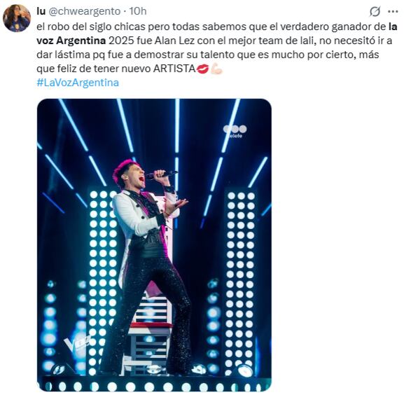 Estallaron los memes y las reacciones tras la final de La Voz Argentina