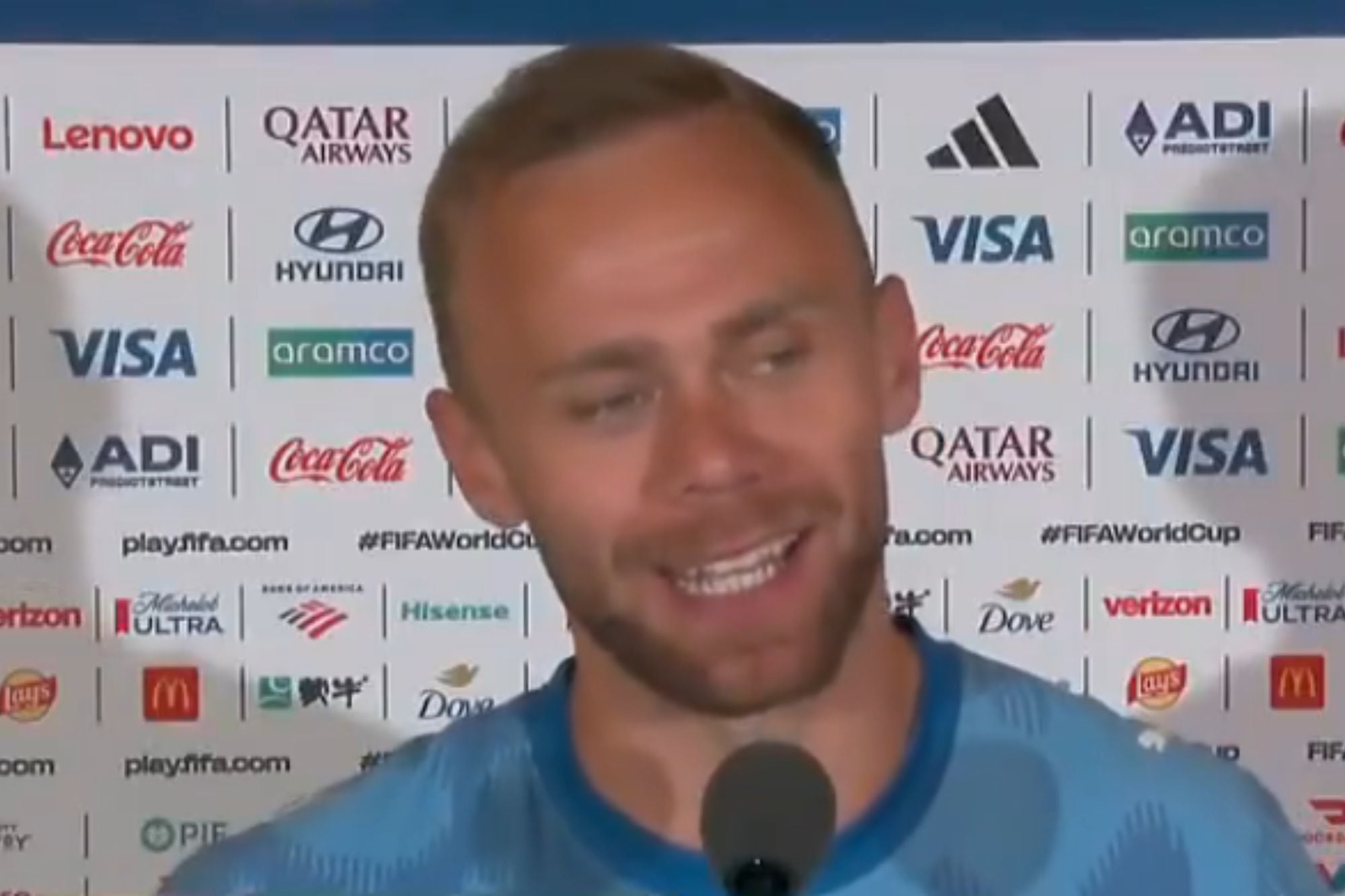 Una de las figuras de Austria calentó la previa ante Argentina: "Soy más de Cristiano Ronaldo"