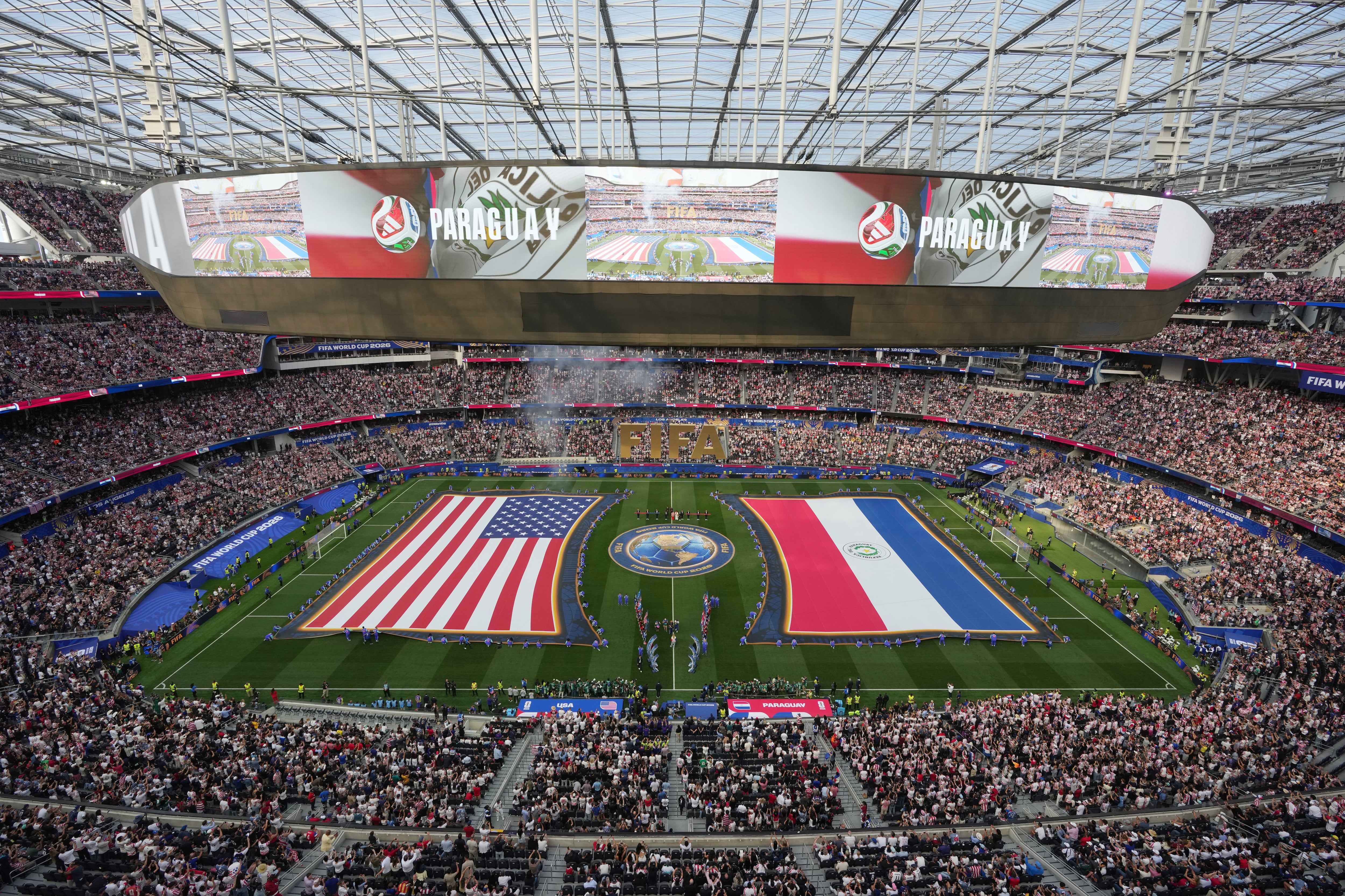 Estados Unidos y Paraguay, listos para la fiesta del fútbol
