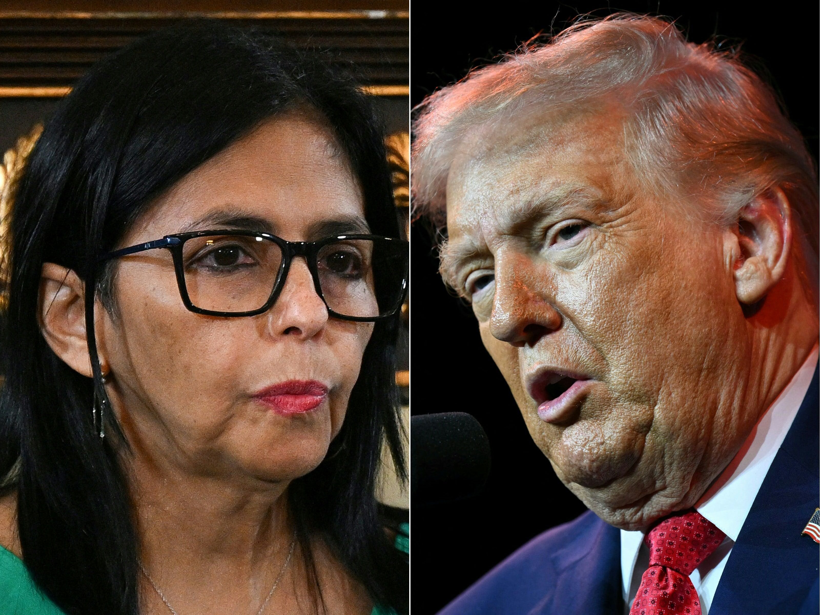 Este miércoles, Trump contó que tuvo una larga conversación con Delcy Rodríguez, a la que calificó de