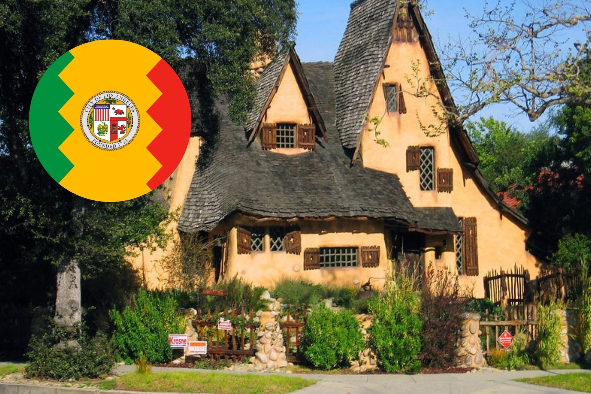 La Casa de la Bruja: la curiosa propiedad en Los Ángeles que parece sacada de un cuento de hadas