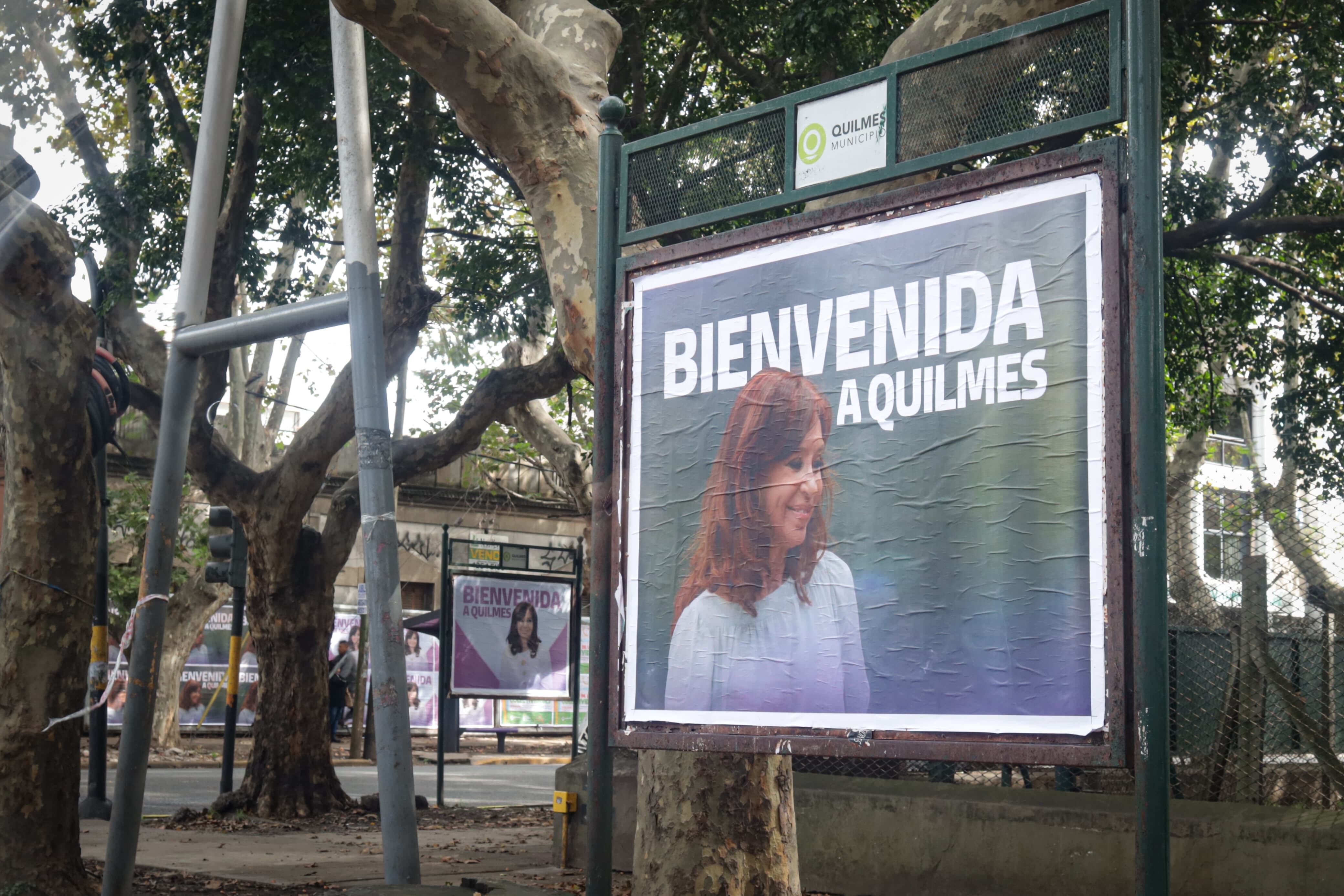 Cristina Kirchner habla en Quilmes, en vivo