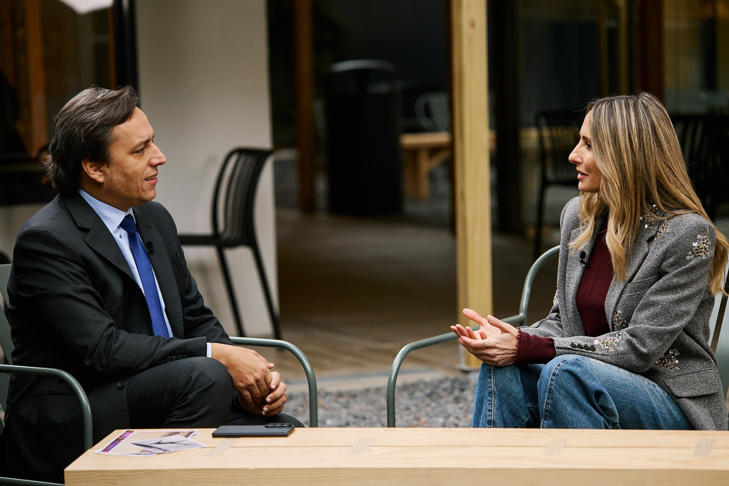 Leticia Fenoglio, CEO y Co-fundadora de Franuí - Rapanui junto a José Del Rio