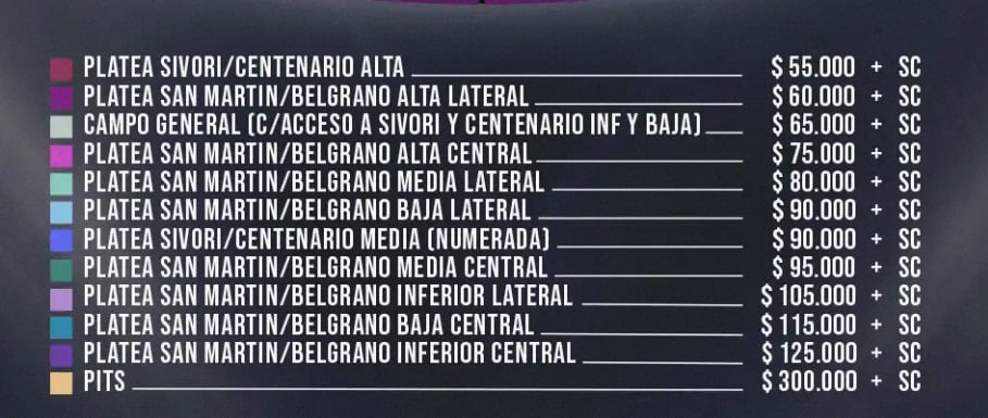 Las ubicaciones y los precios de las entradas para ver a María Becerra el 12 de diciembre en River