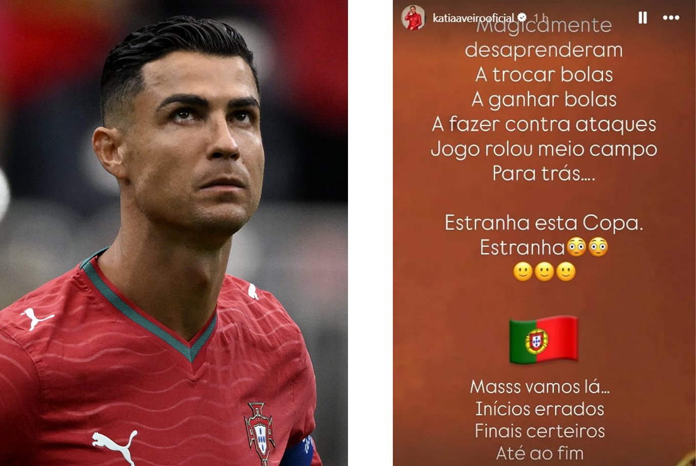 La selección de Portugal no tiene paz: la hermana de Cristiano Ronaldo criticó al mediocampo del equipo