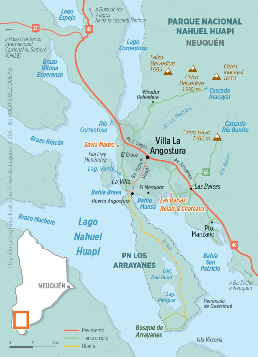 Zona de Villa La Angostura