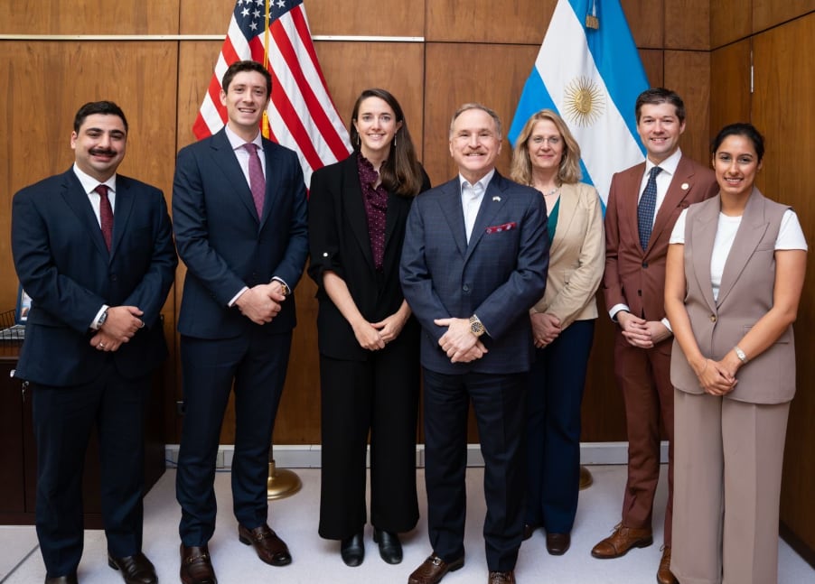 Lamelas recibió en la Argentina a una delegación del Exim Bank y DFC