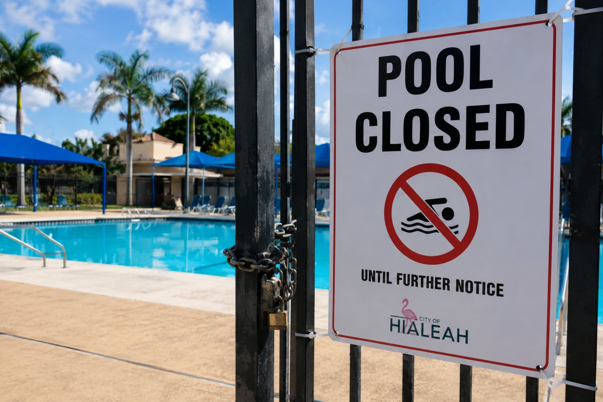 Anuncio oficial en Florida: el alcalde de Hialeah ordena el cierre temporal de todas las piscinas e instalaciones acuáticas