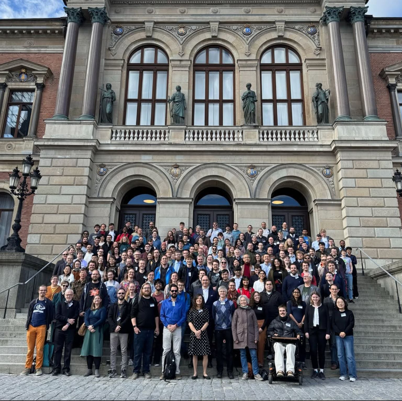 El equipo que trabajó en el proyecto. La imagen fue tomada en Uppsala, Suecia