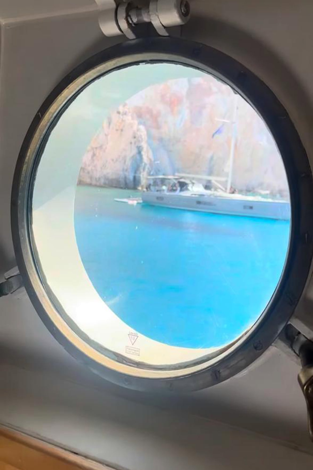Una vista desde el camarote