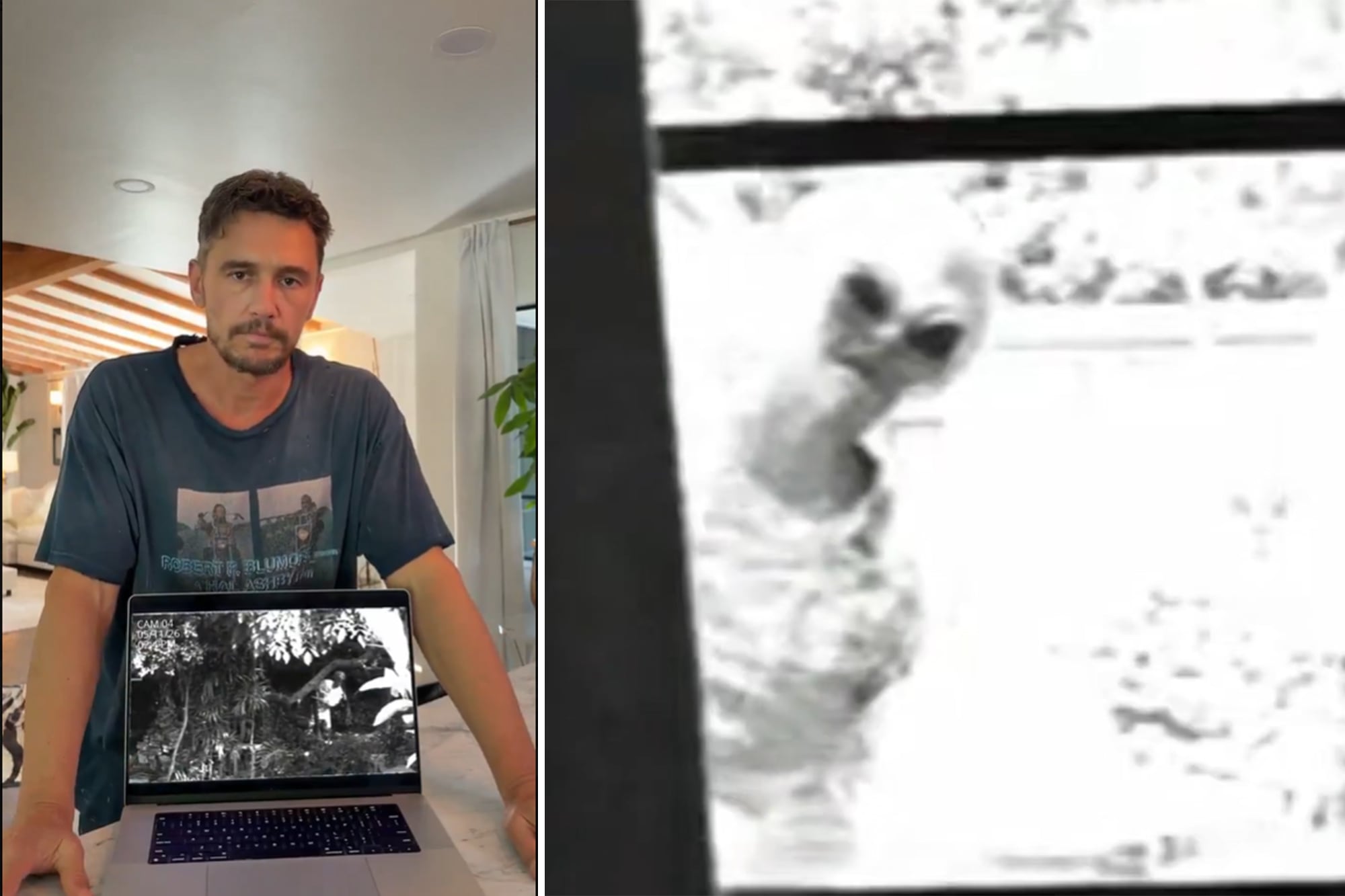 James Franco asegura que hay “algo no humano” asechándolo en su casa: “No estoy loco”