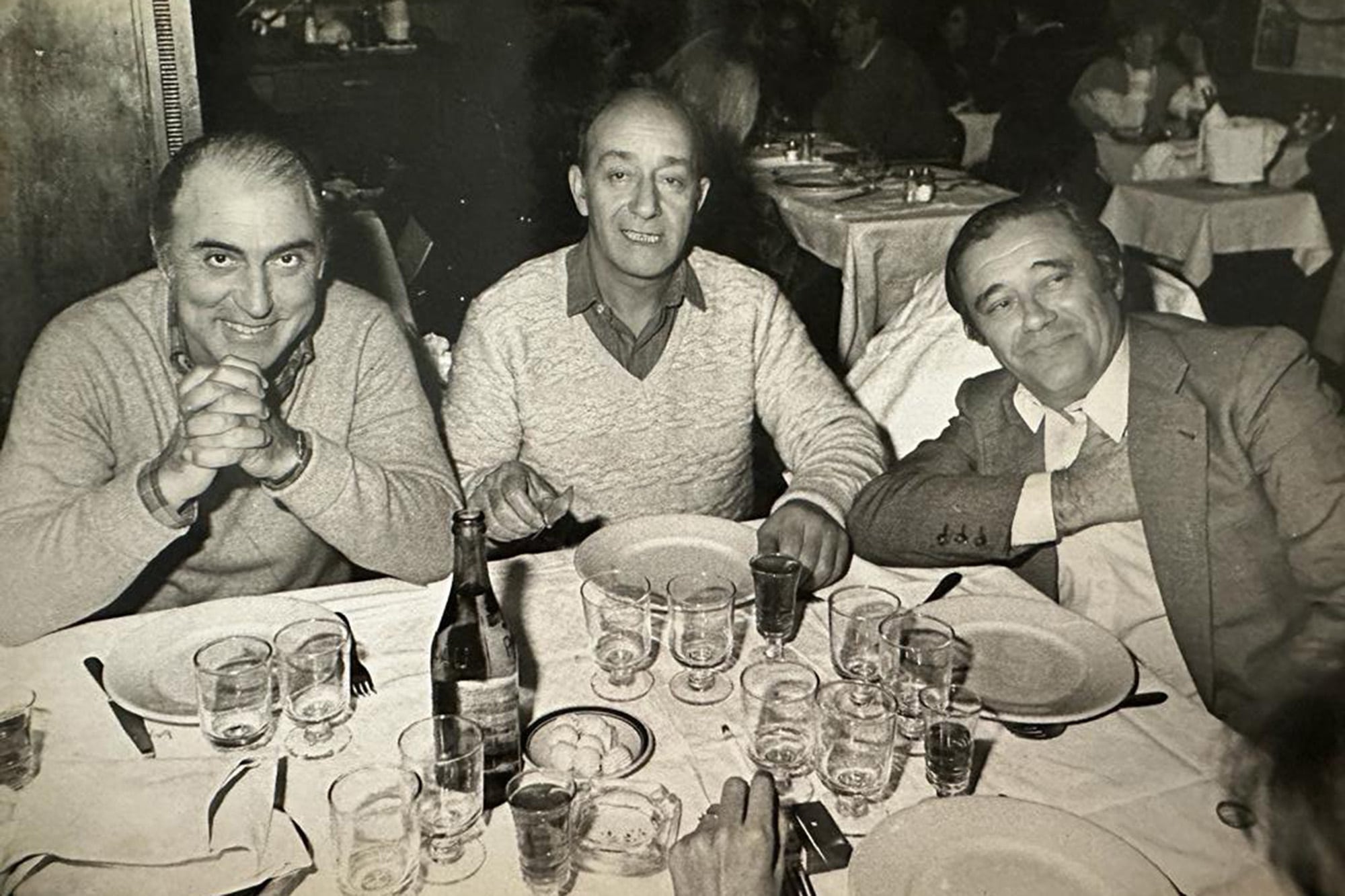 Comensales convertidos en próceres, Cacho Fontana, Alberto Olmedo y Tato Bores