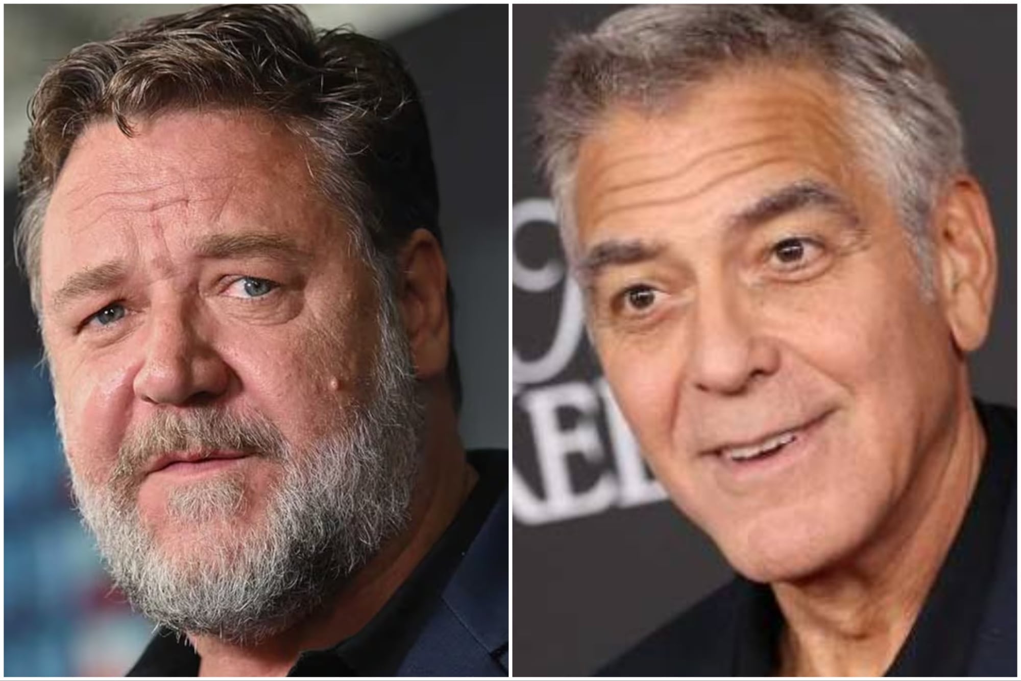 La enemistad entre Russell Crowe y George Clooney que se resolvió con un disco de rock