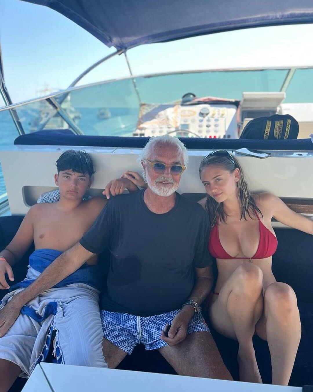 Si bien Leni siempre supo que Briatore era su padre biológico, el vínculo entre ellos fue escaso; en 2018 se reencontraron y comenzaron a construir su relación (Foto: Instagram @briatoreflavio)