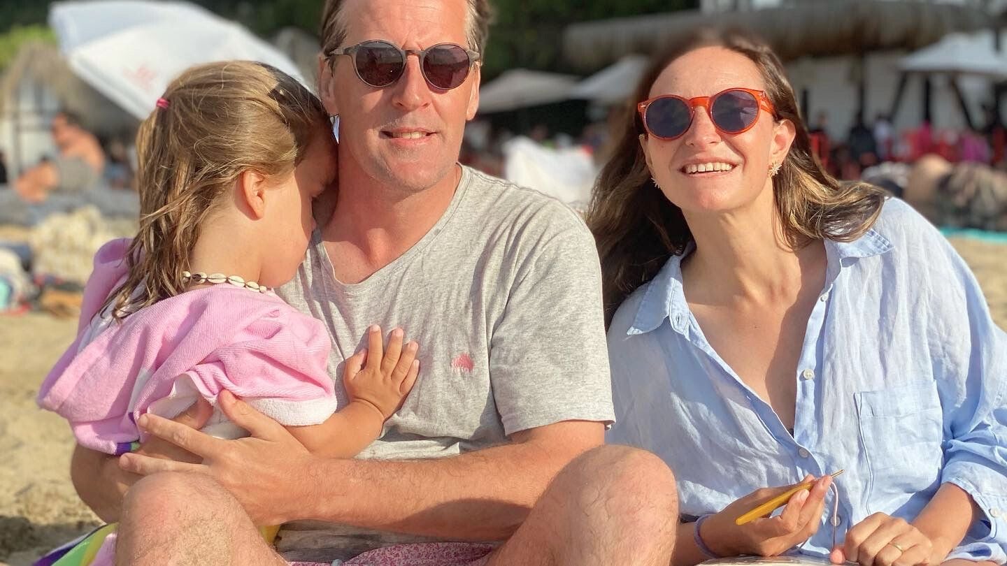 Cecilia y Roon con Lieve