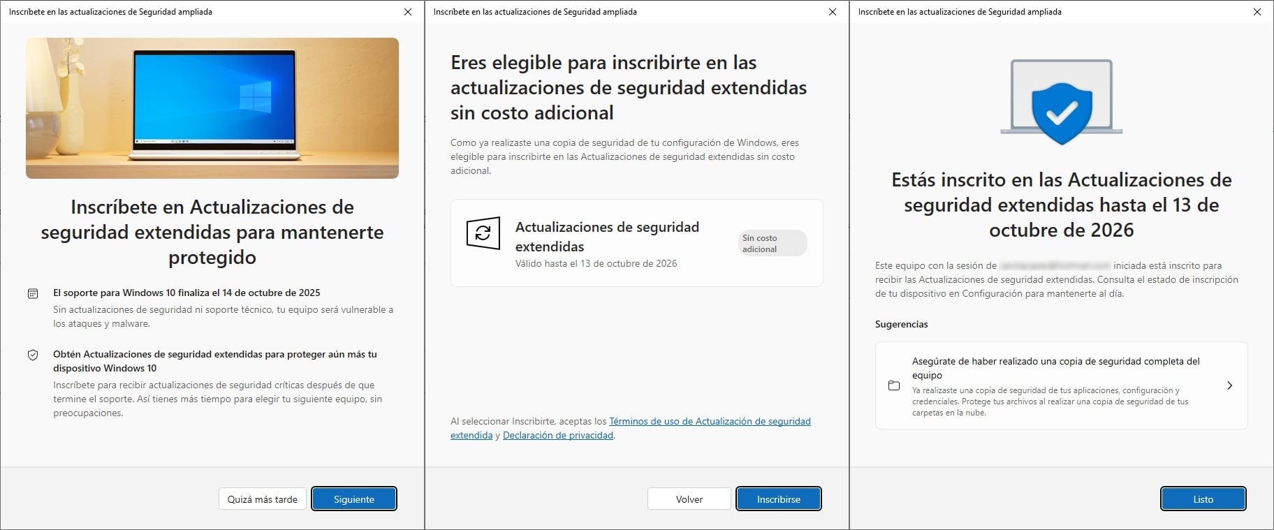 Las actualizaciones de seguridad extendidas de Microsoft ofrecen un año extra de protección para Windows 10