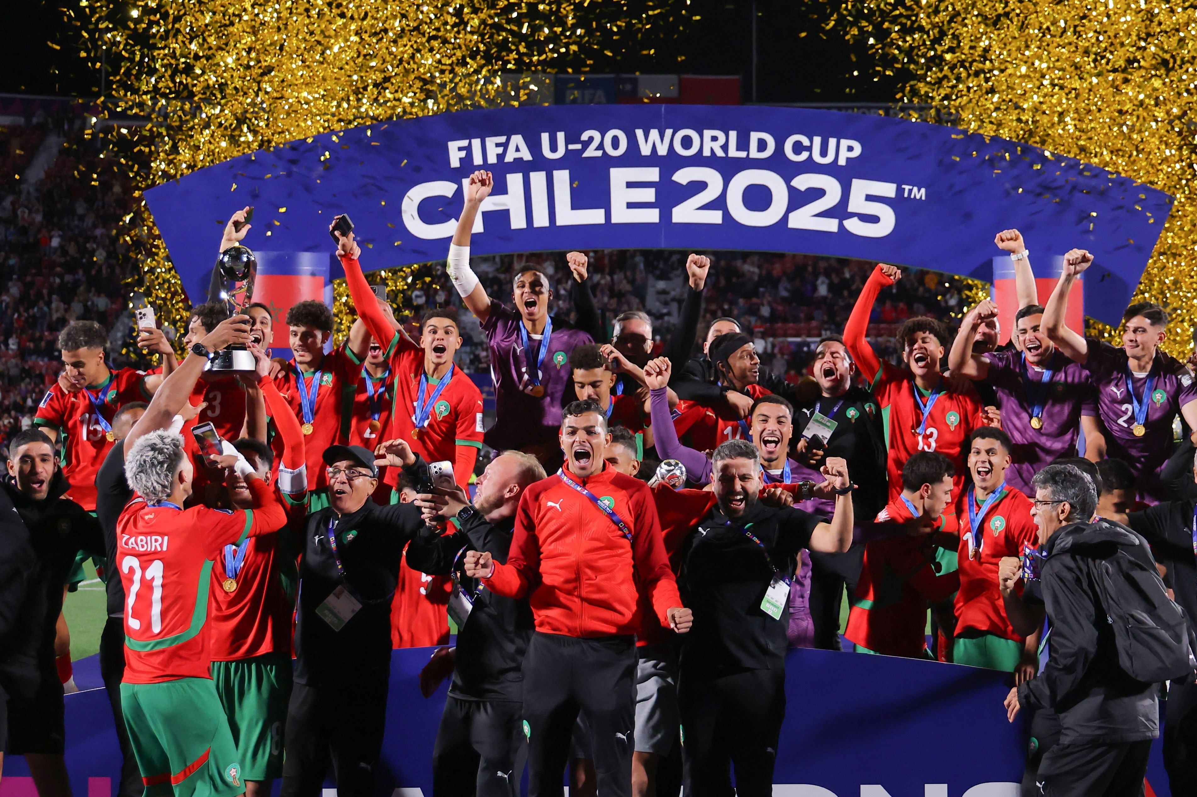 Marruecos consiguió el Mundial Sub20 en Chile ante la Argentina