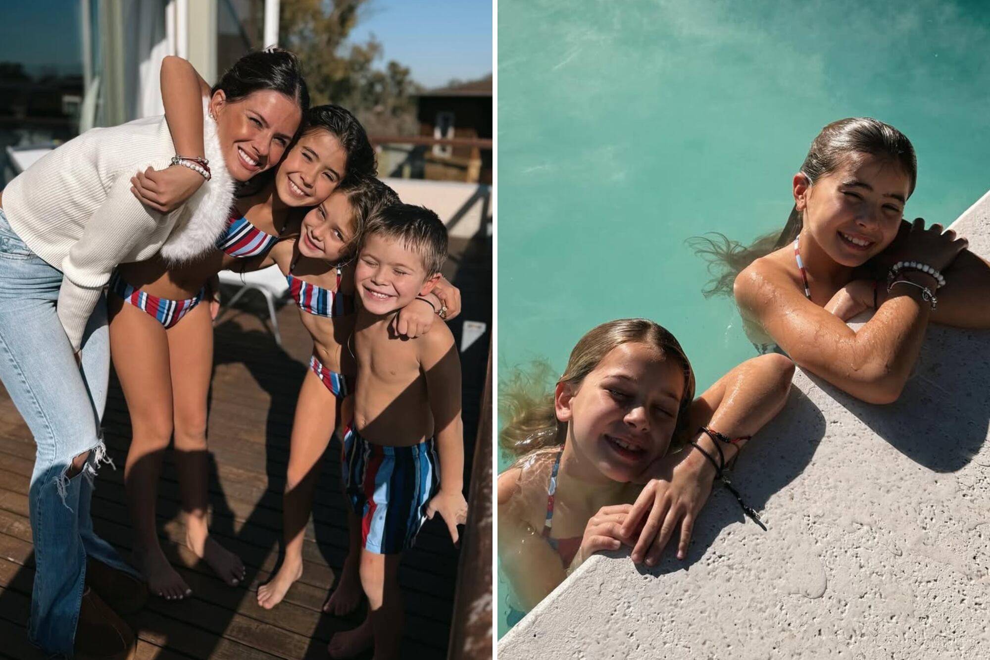 Las fotos que compartió la China Suárez con sus hijos por el cumple de Rufina (Foto: Instagram @sangrejaponesa)