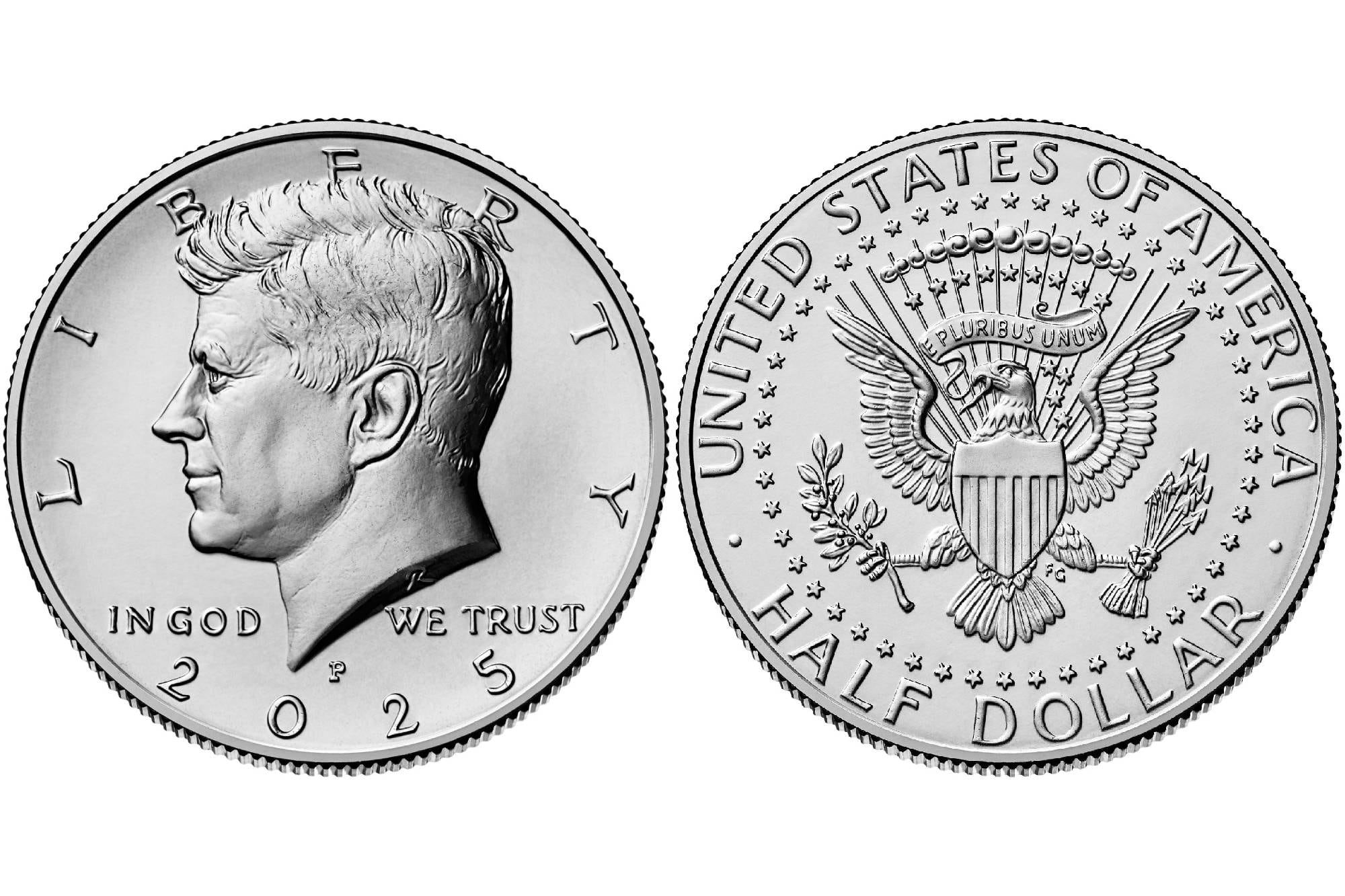 Te puedes comprar un auto usado en EE.UU.: así luce la moneda de 50 centados de plata con el rostro de Kennedy
