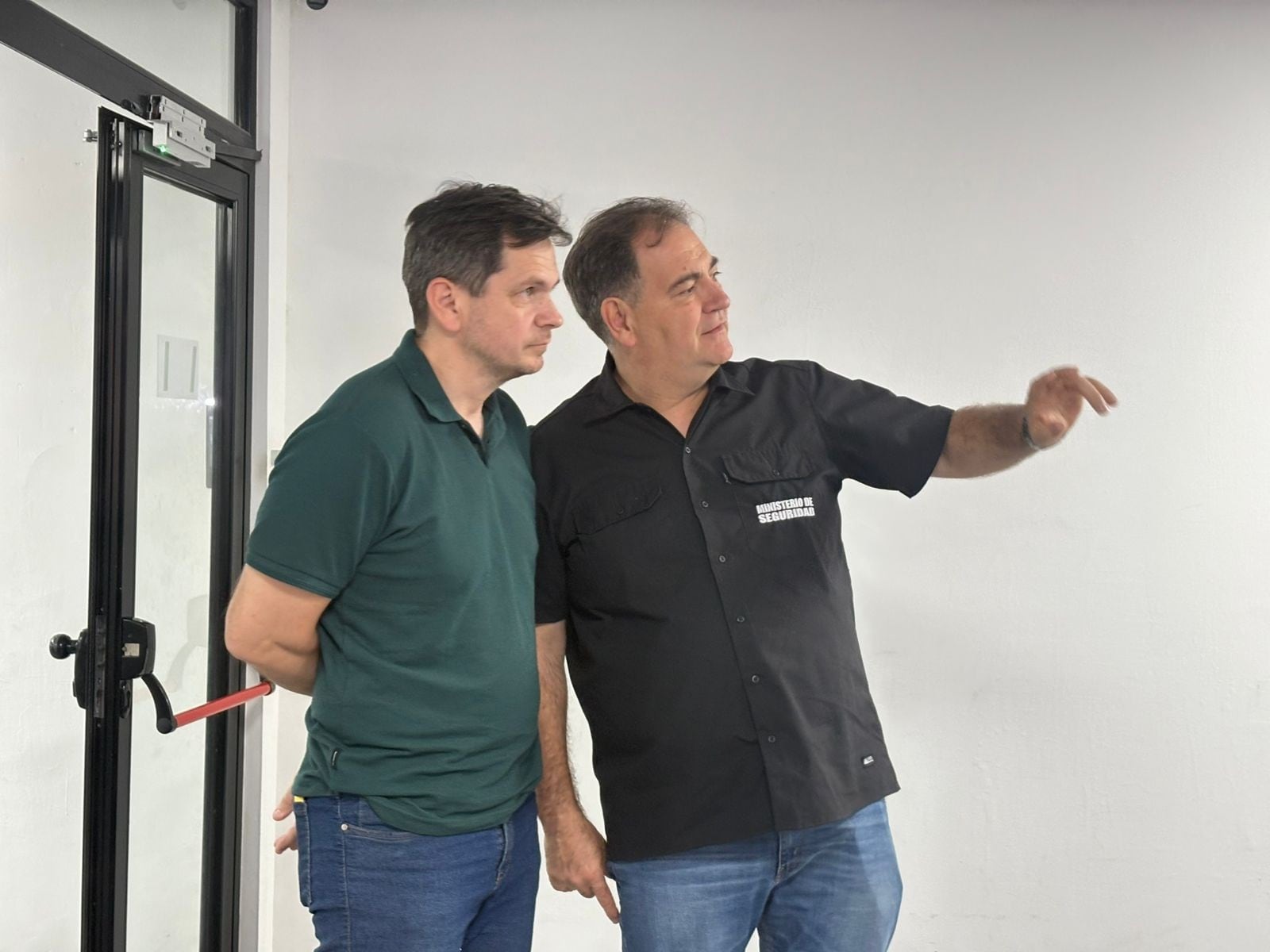 El intendente de Zárate, Marcelo Matzkin (Pro) y el ministro de Seguridad bonaerense, Javier Alonso