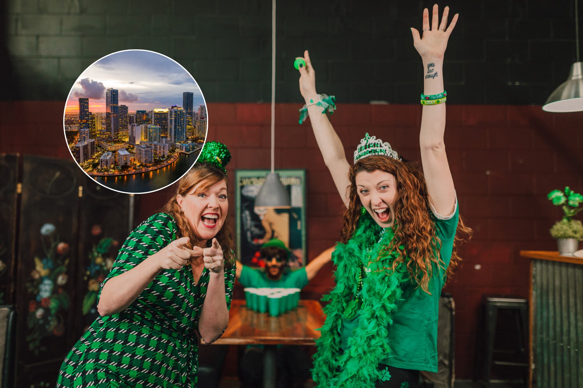 John Martin’s St. Patrick’s Street Festival: este clásico pub en Coral Gables celebra su 32º festival el 15 de marzo con bandas tributo a U2, comida tradicional y el famoso “Shamrock Shake”.