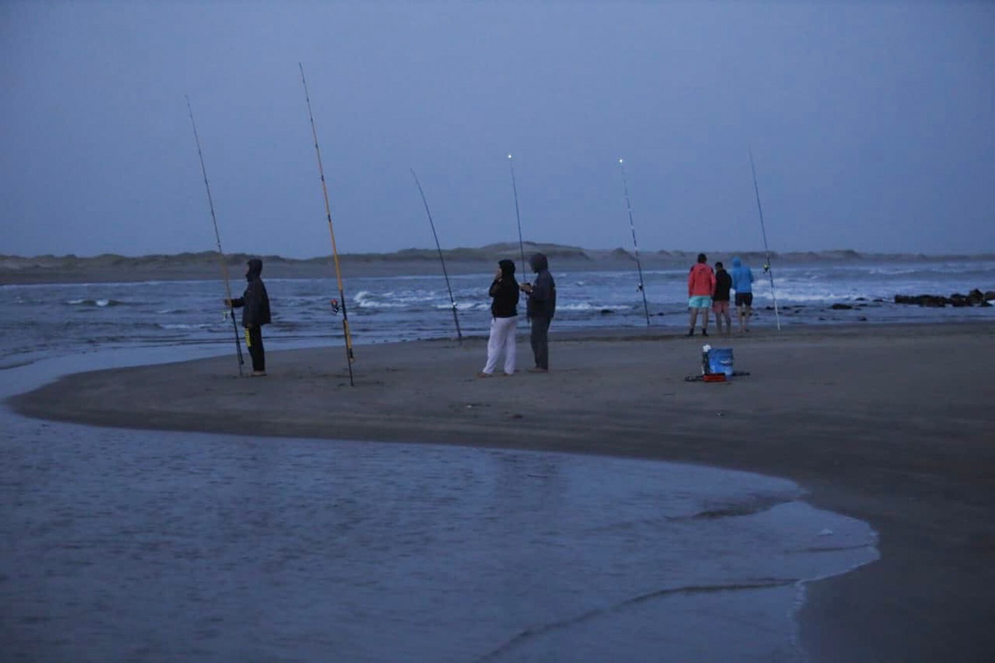 La boca en la Albufera de Mar Chiquita lugar en donde la ola se llevó a un pescador