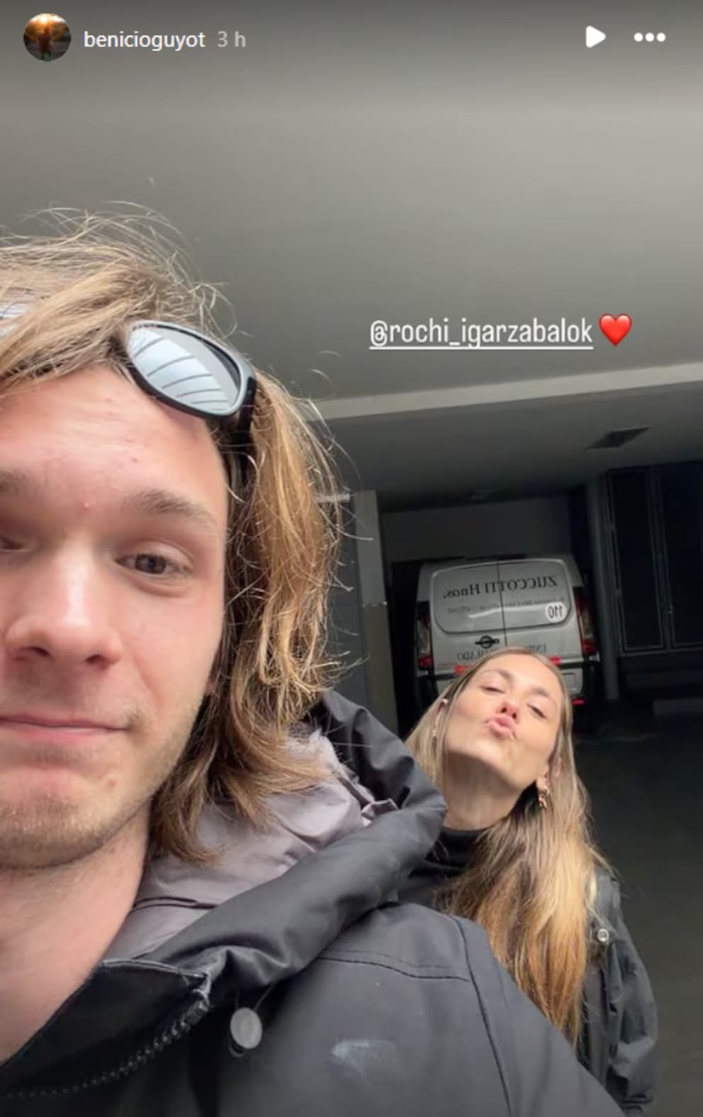 La emotiva foto con Rochi Igarzabal que compartió Benicio Guyot (Foto: Instagram @benicioguyot)