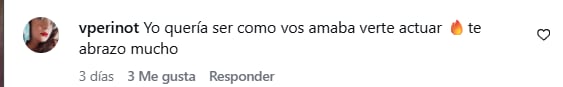 Algunos de los comentarios de cariño hacia Malena, luego de que contara el traumático episodio que vivió (Foto: Captura Instagram)