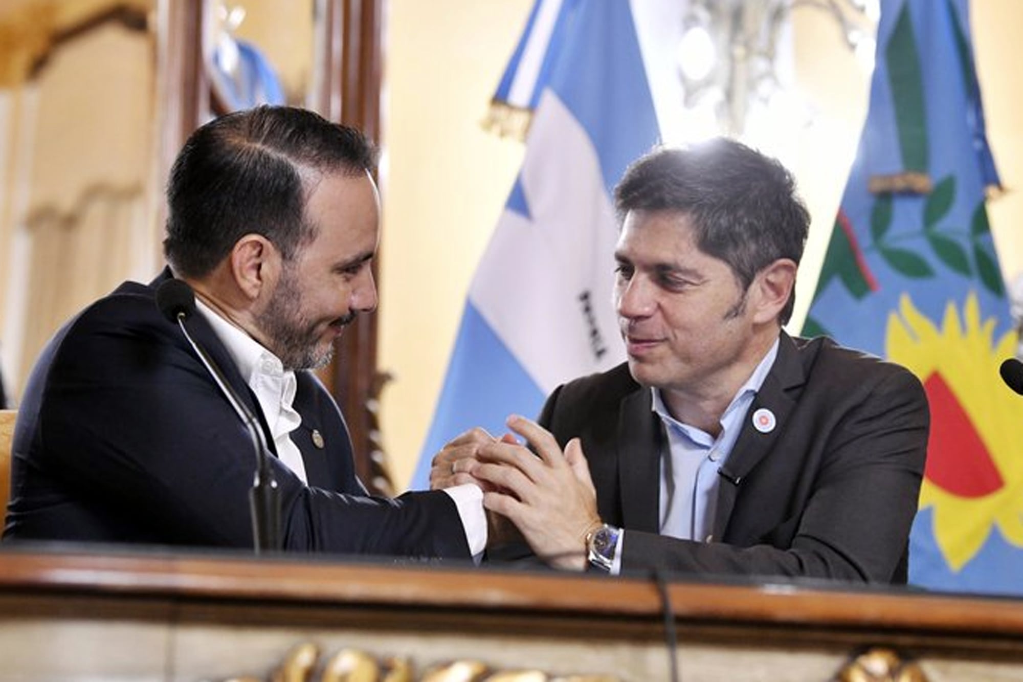 Kicillof salió de la provincia y se mostró con Valdés en Corrientes: "Estamos trabajando para que Argentina cambie", afirmó