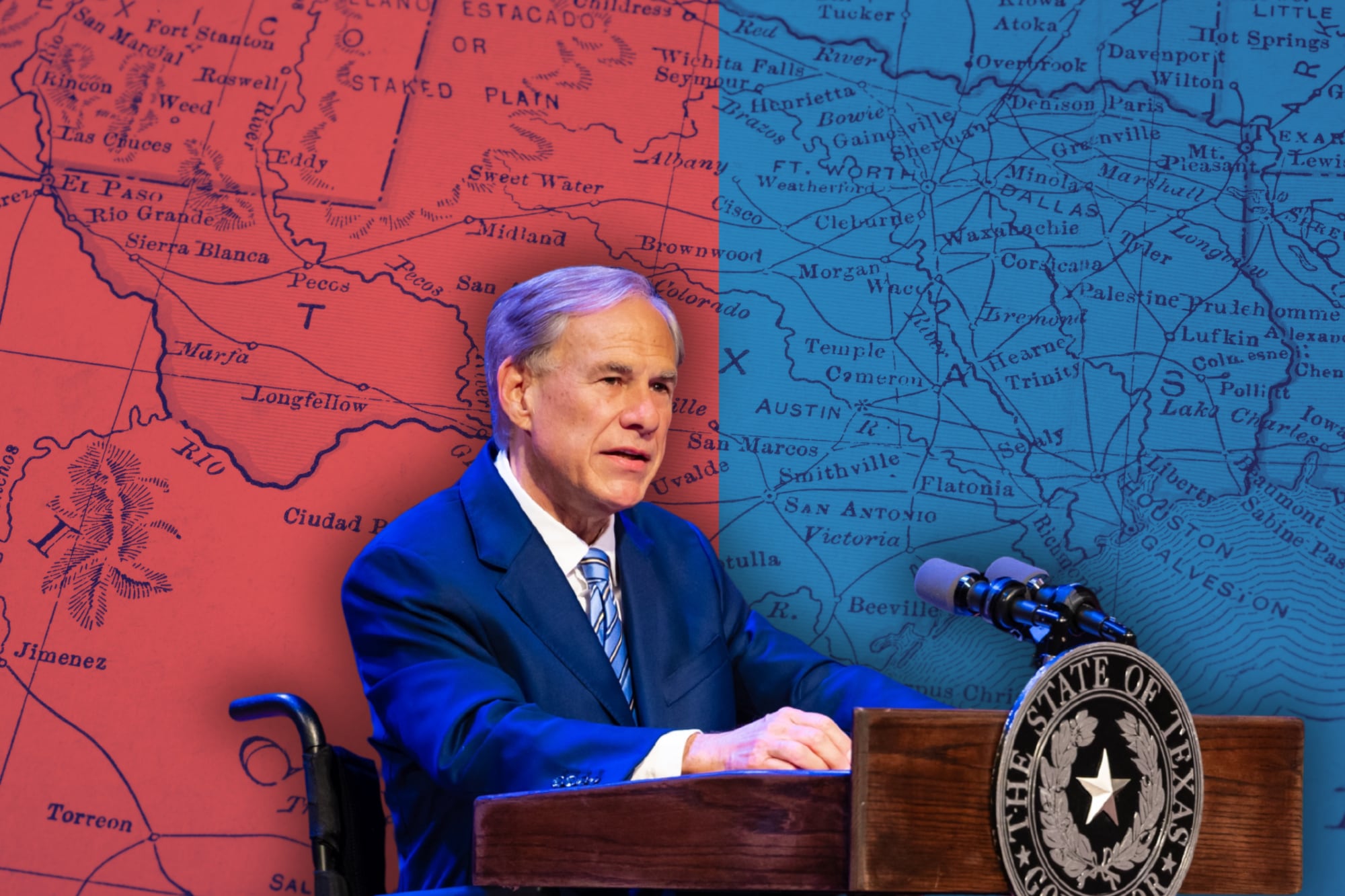 Por qué las políticas de Trump en la frontera dividen a los republicanos de Texas, incluso a Abbott