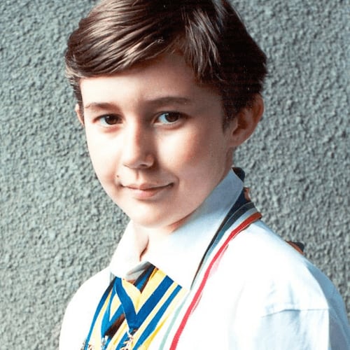 Serguei Karjakin cuando era niño