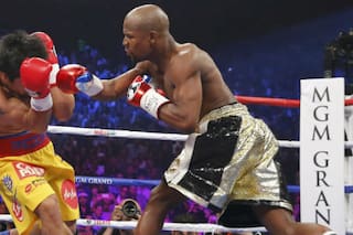 En una gran pelea, Floyd Mayweather le ganó a Manny Pacquiao por puntos en la no