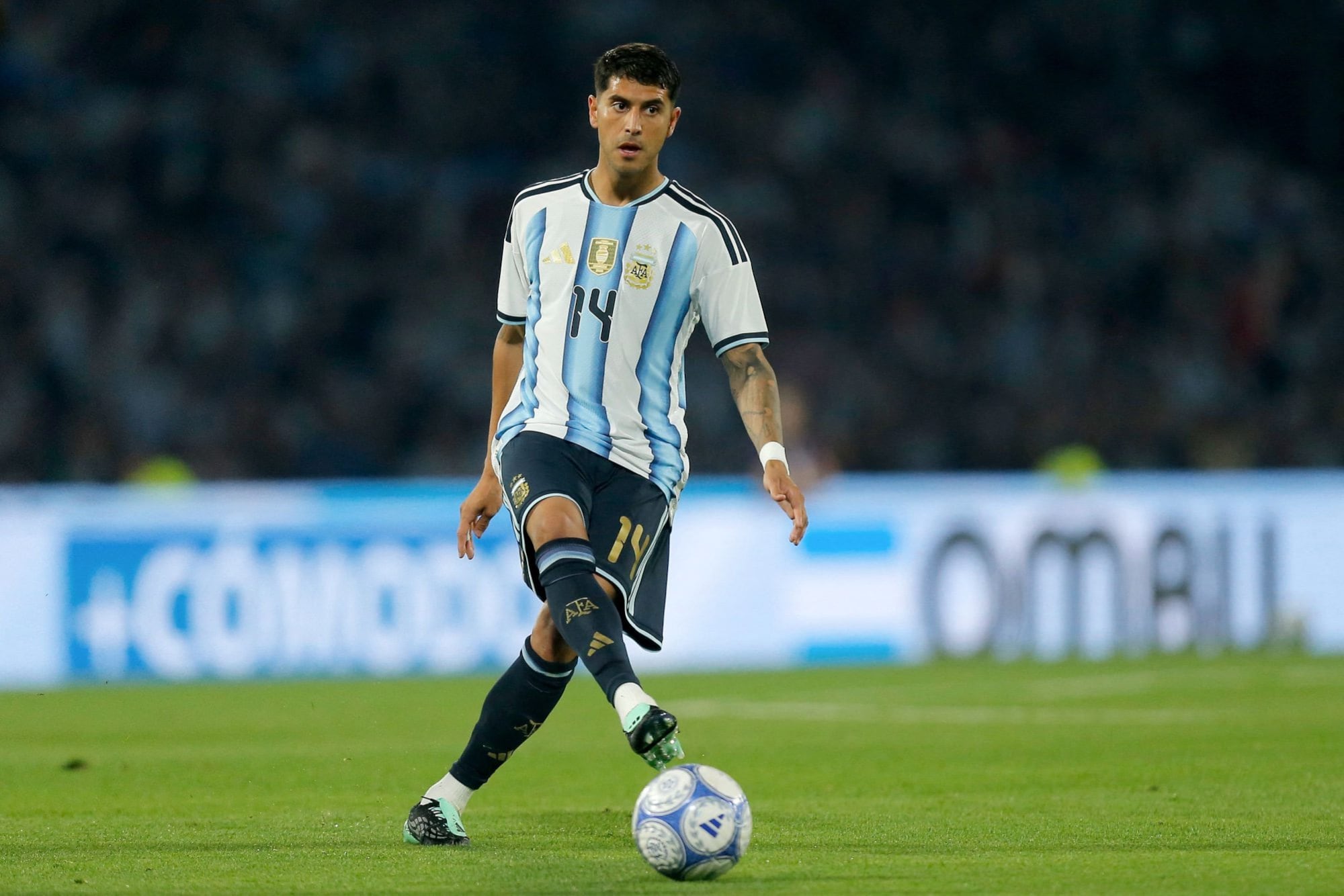 Exequiel Palacios, de gran primer tiempo