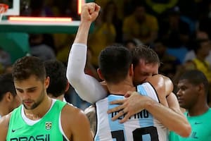 Río 2016-básquet. Epico triunfo de la Argentina ante Brasil por 111-107: avanzó a cuartos de final