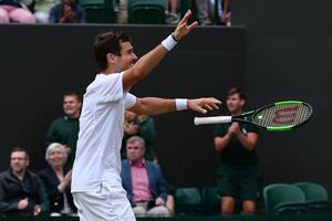 Wimbledon. Otro golpe de Pella: venció a Raonic y se clasificó a cuartos