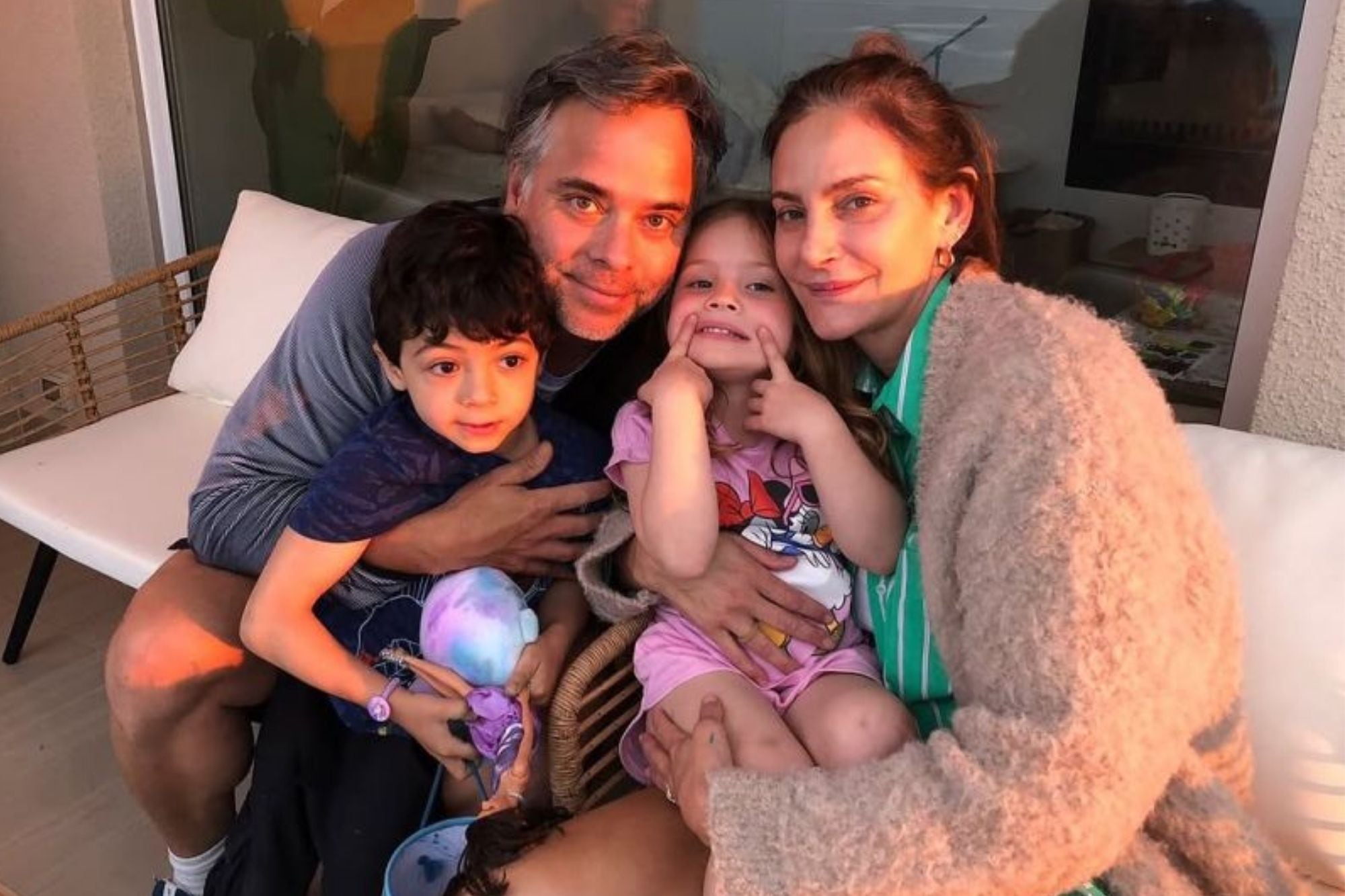 El matrimonio tuvo dos hijos: Félix y Lupe