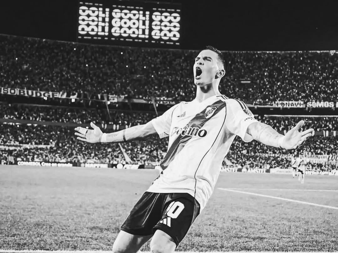 El joven dejó una gran imagen en su paso por River (Foto: @franco.mastantuono)