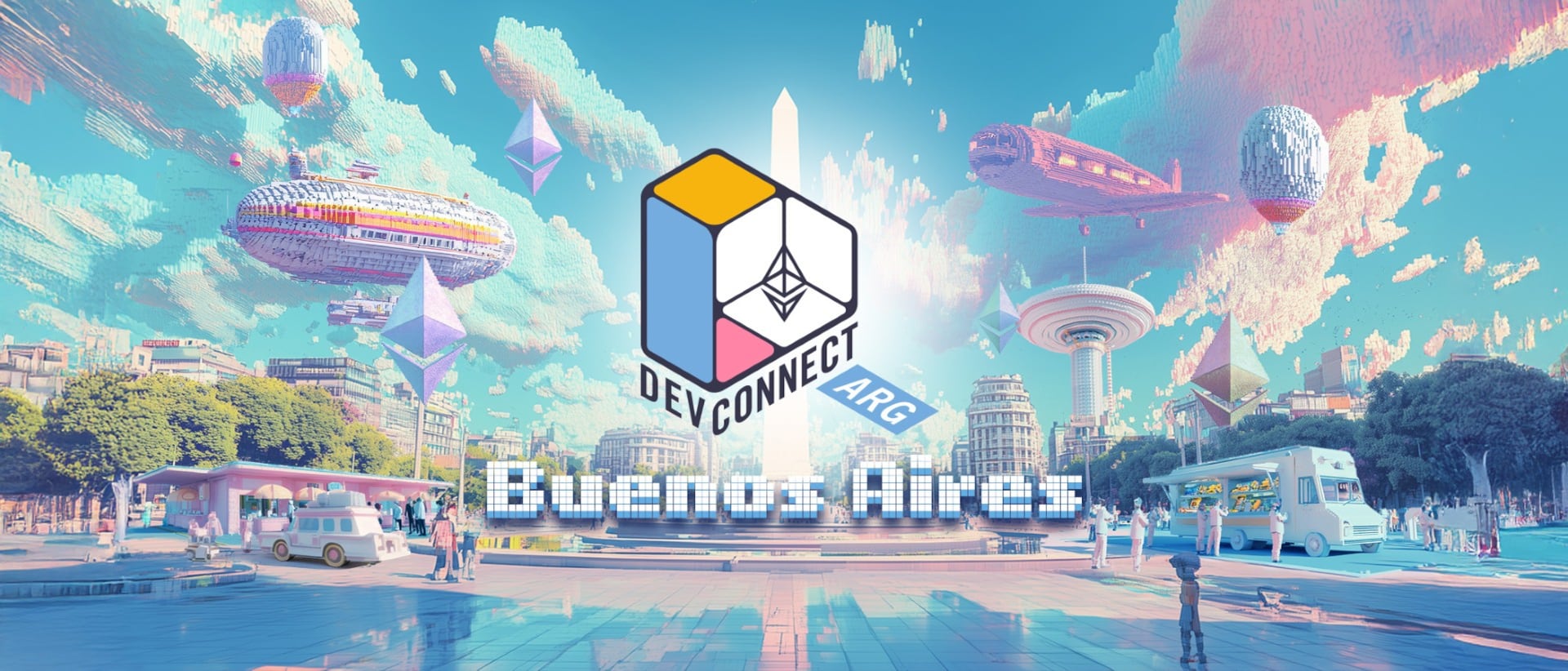 La Feria Mundial de Ethereum tendrá lugar del 17 al 22 de noviembre en La Rural. Crédito: DevConnect.