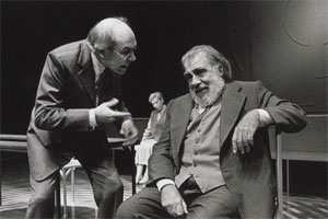 Escena de la obra Copenhague, presentada por primera vez en 2002 en el Teatro General San Martín