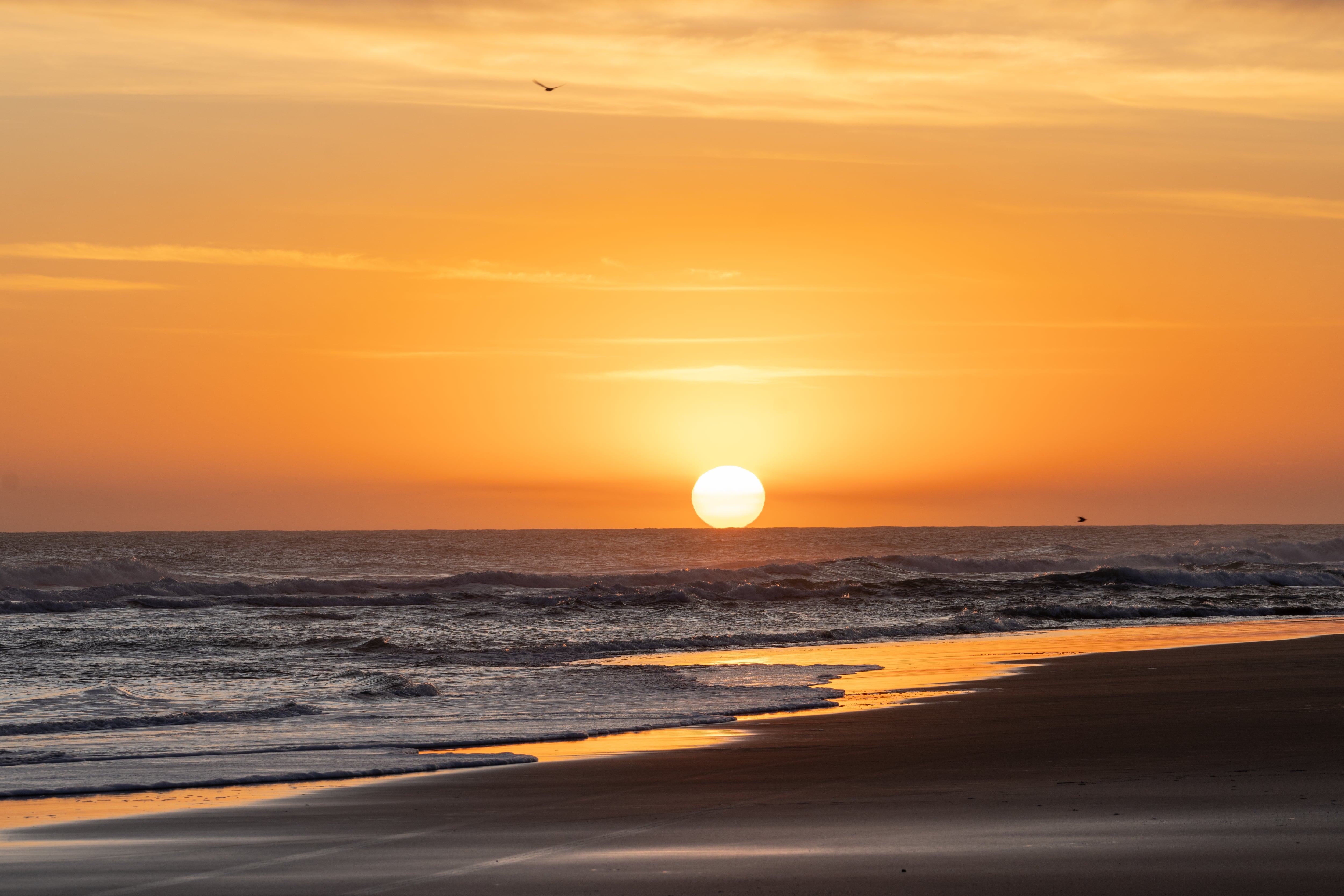 Atardecer en Claromecó.
