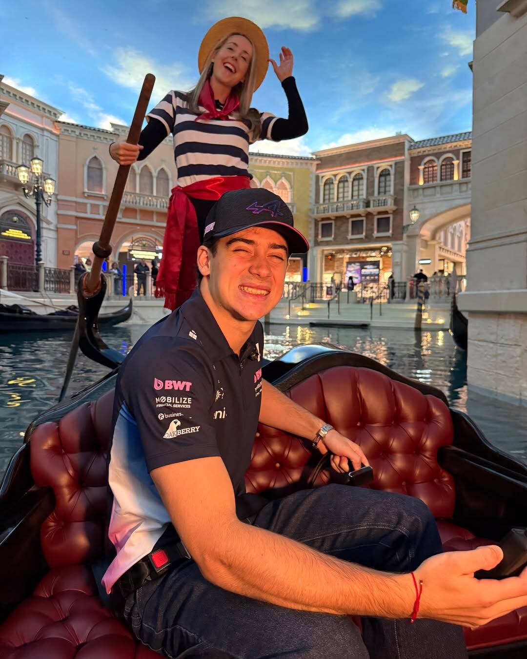 Franco se prepara de la mejor manera para la carrera del fin de semana (Foto: @alpinef1team)