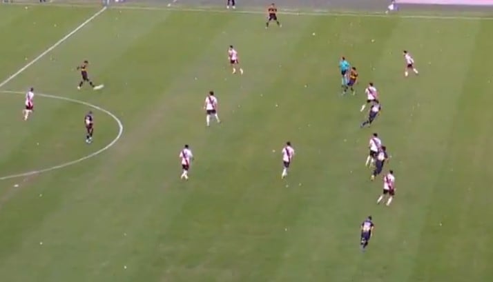 Leandro Paredes o el “arte” de armar un gol con un solo pase: el show del 5 para que Boca le gane a River
