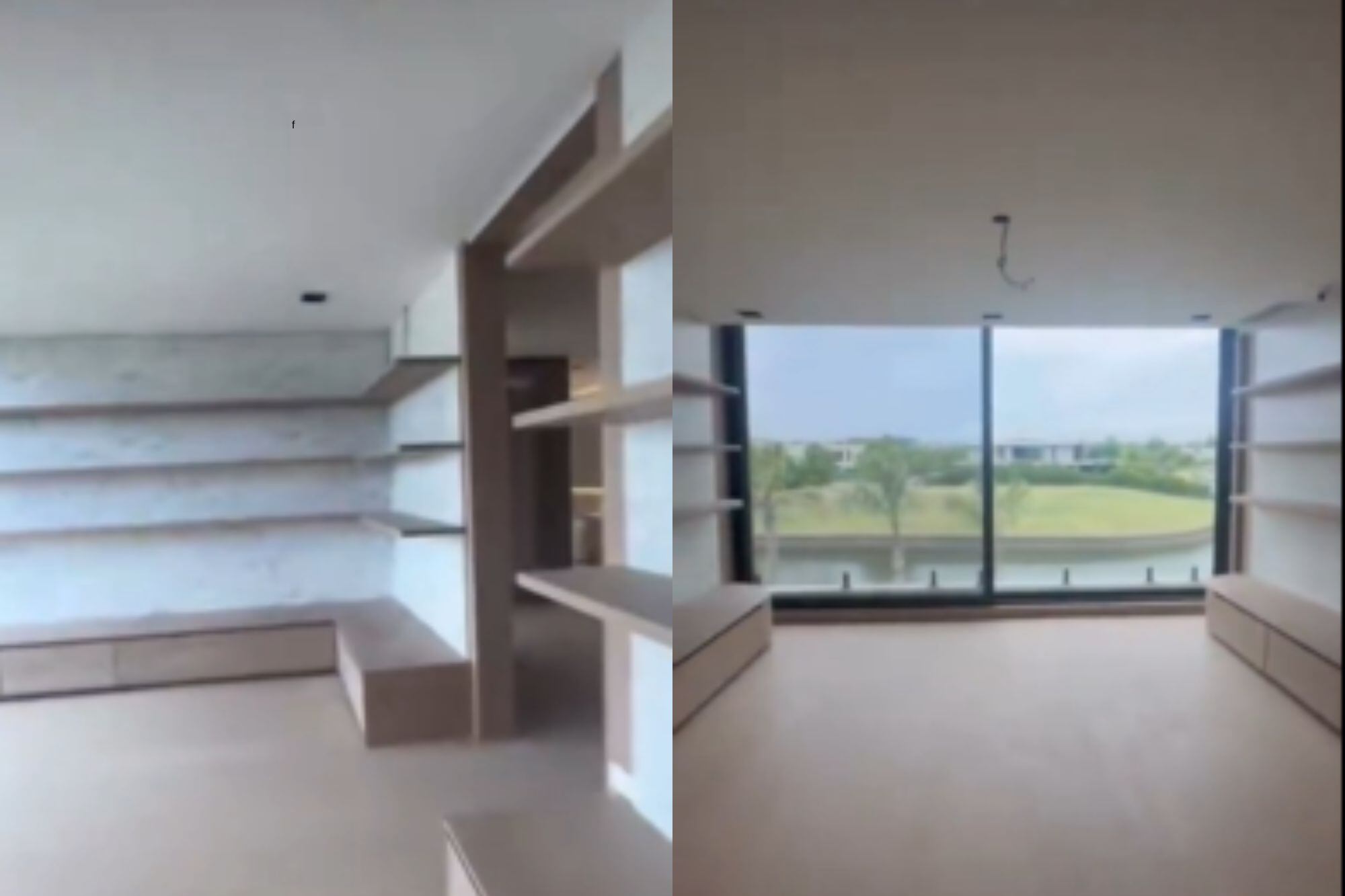 Iluminación, espejos y organización: las claves del vestidor de Wanda (Captura: Instagram @wanda_nara)