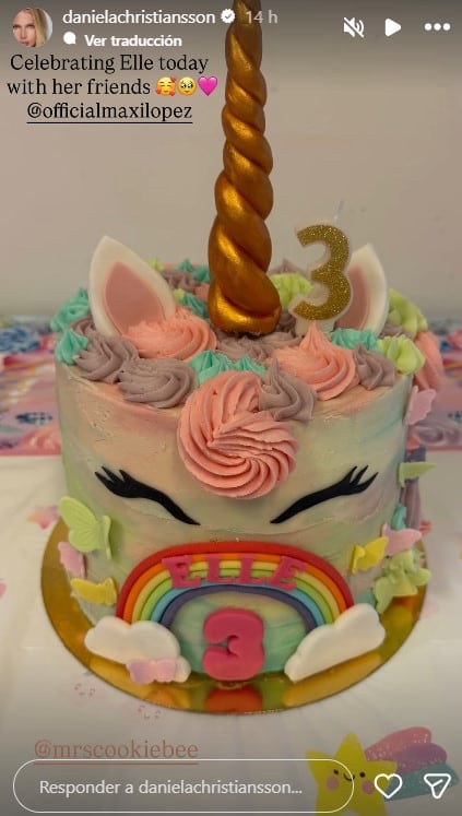 La torta personalizada de Elle