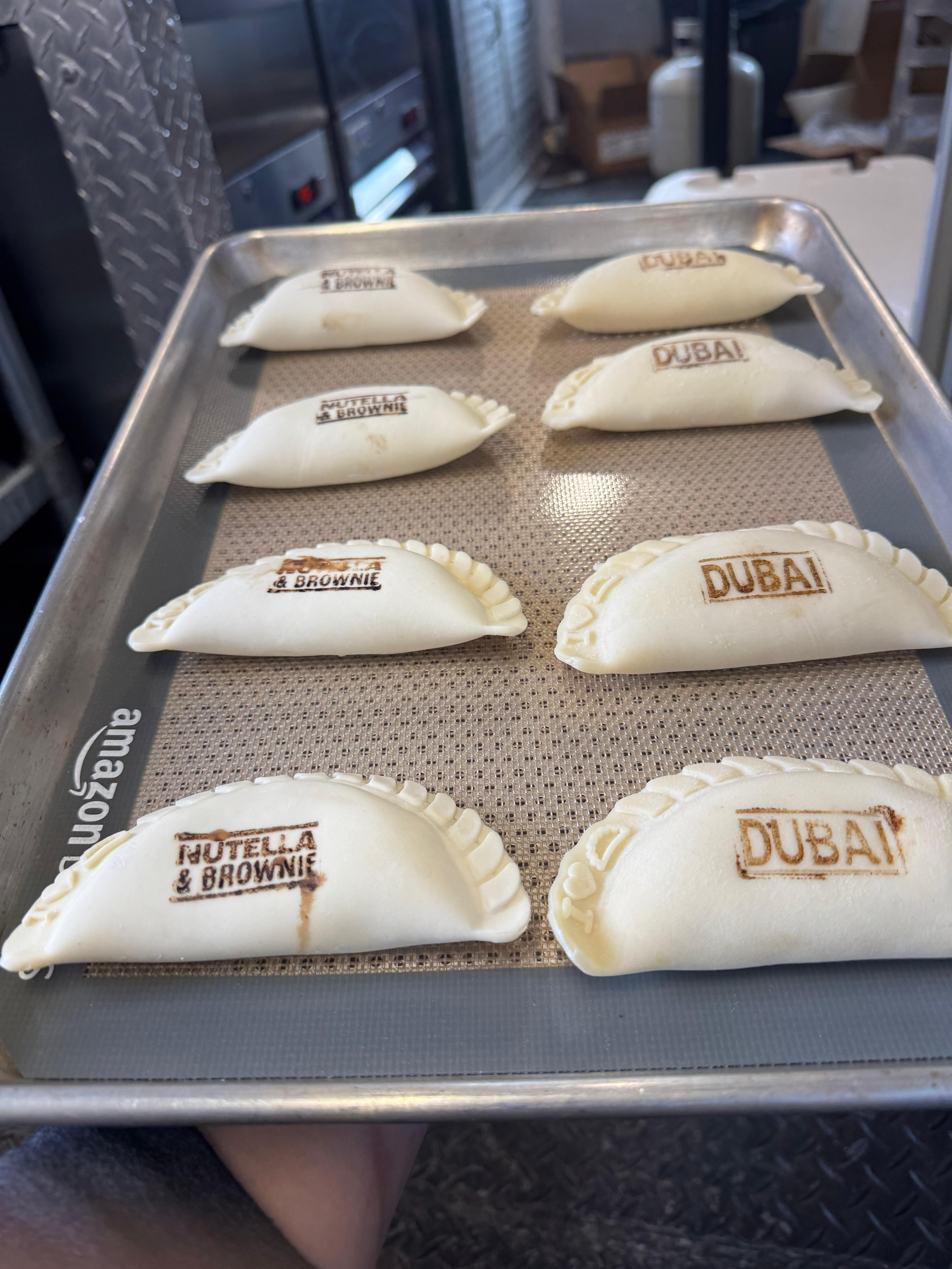 Nutella y brownie o Dubai, las innovaciones de empanadas