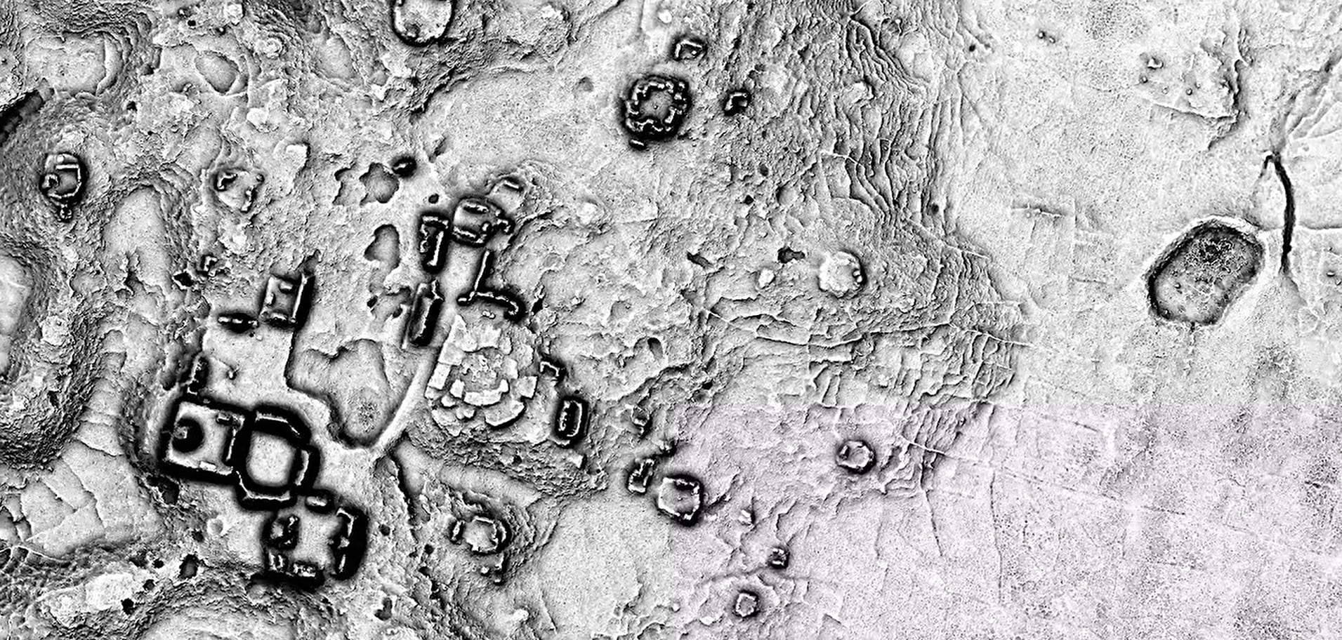 Mapa de la ciudad perdida maya realizado tras el escaner