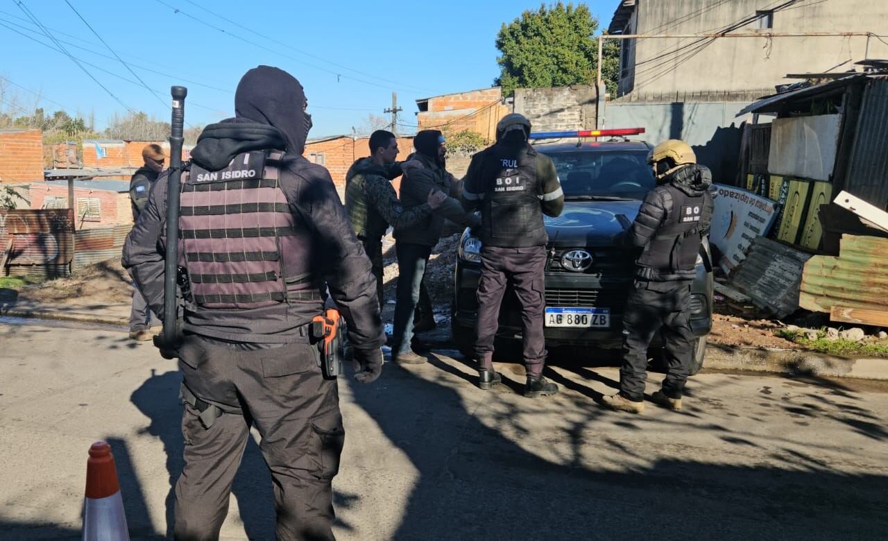 Procedimientos en San Isidro. Casi un detenido por día por los operativos de fuerzas conjuntas en La Cava
