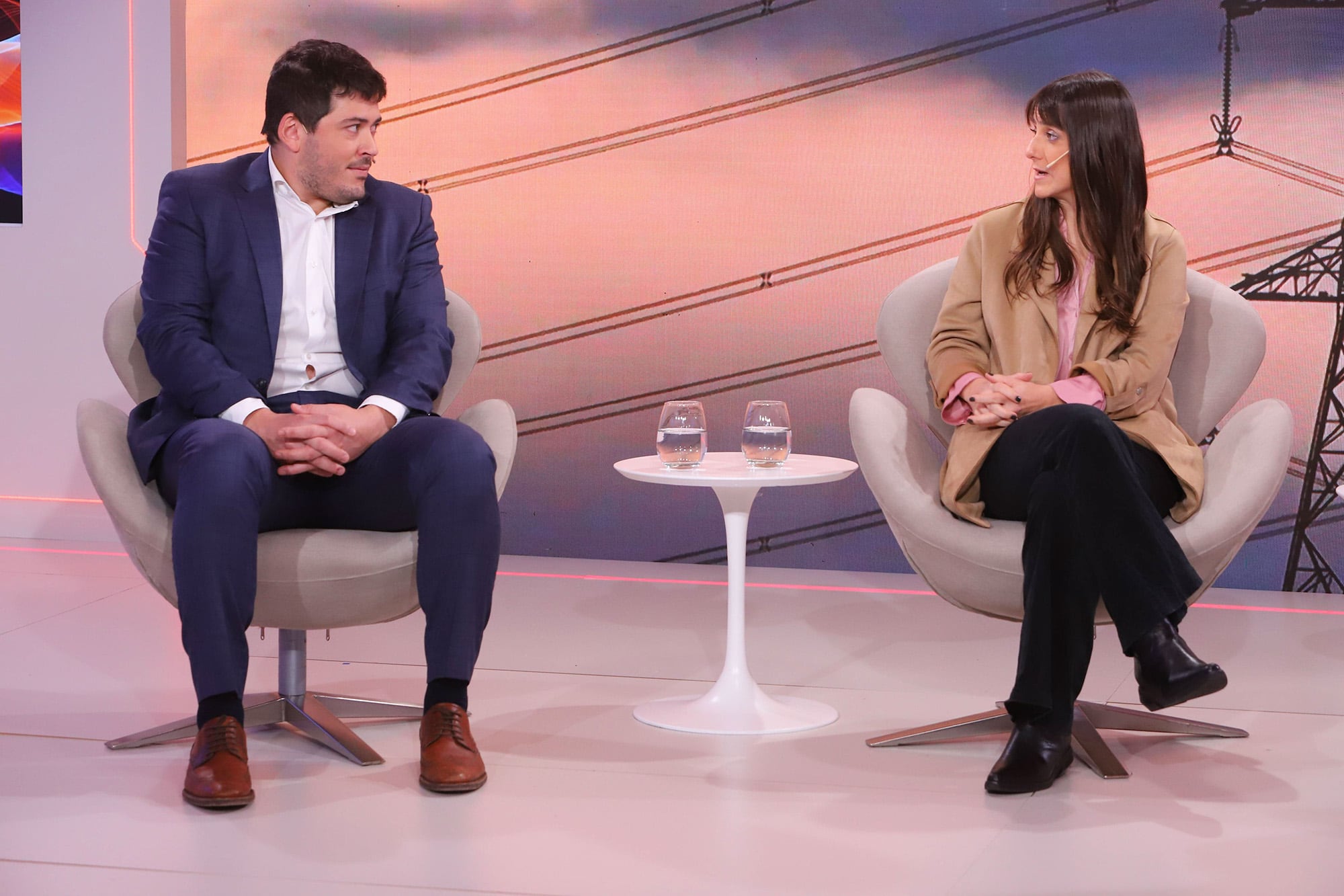 Martín Miliavsky (Pampa Energía) y Sofía Diamante